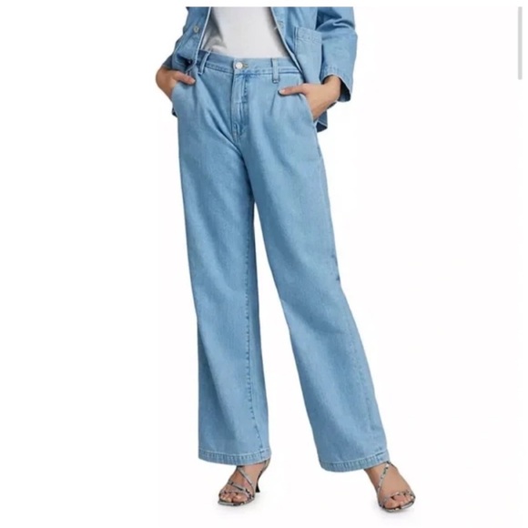 Trave The Sandie Wide Leg Trouser Denim Pant - Picture 9 of 9